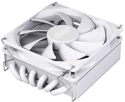 1 pz UT45 6 Heat Pipe CPU Cooler TDP 150W Chassis Air Cooler Compatibile con AM5 AM4 e LGA1700 1200 2011(WHITE_NO RGB)