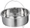 Cesta Vaporera Inoxidable Cocina Vaporera Multiusos para Verduras Dumplings y Antideslizante y Compacto