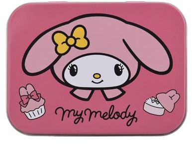 Home-Flair Kinder Pflaster-Box mit 24 bunten Motiv-Pflastern in Metalldose – Hautfreundlich & Wasserabweisend – Motive: Paw Patrol, Hello Kitty oder Glücksbärchis (my melody, 2 Boxen)