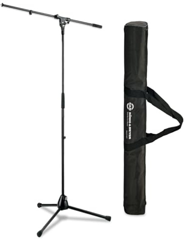 K-M Microphone Stand 210-2 with 21421 Carry Case