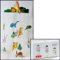 Mobile aus Holz, Dinosaurier, 27x27x60cm, 15 Anhängefiguren, Windspiel
