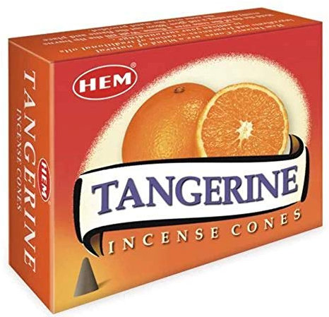 HEM Räucherkegel Incense Cones Tangerine Mandarine 12x10 Stück=120