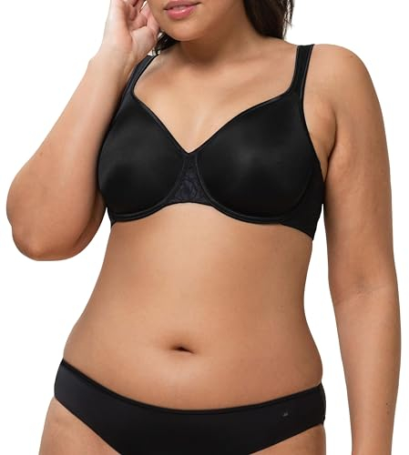 Triumph Donna Comfort Minimizer W X, Bra, BLACK, 5D