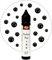 Viva Decor®️ Perlen Pen (Schwarz, 28 ml) 3D Pearl Pen - T Shirt Marker zum Bemalen von Stoff und Textilien - Deko Farben - Stifte Perlen - Made in Germany