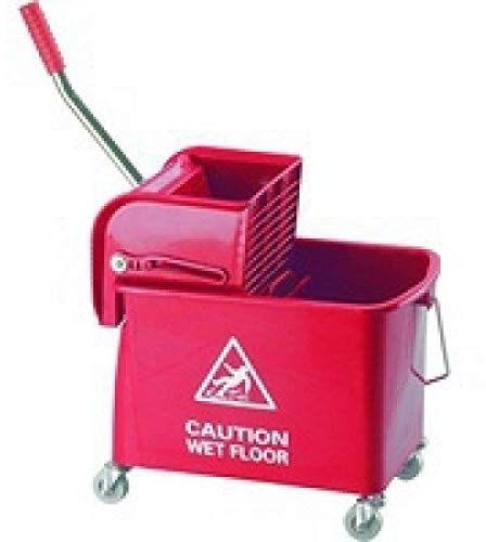 ROBERT SCOTT KS15RD Mobile Mop Bucket, 15 L, Red