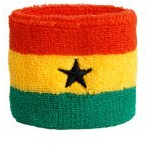 Flaggenfritze® Schweißband Ghana