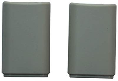 OSTENT Rechargeable Battery Pack Compatible for Microsoft Xbox 360 Wireless Controller Color White Pack of 2