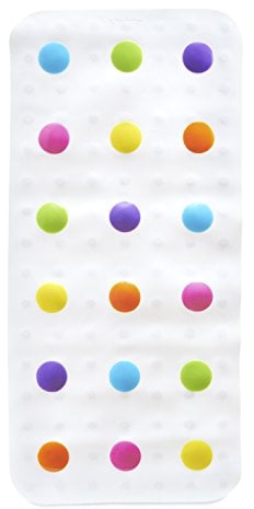 Munchkin Dandy Dots Alfombra Antideslizante para Baño | Alfombra de Ducha de Burbujas Coloridas | Alfombra con Ventosas Resistentes al Deslizamiento | Accesorios Esenciales para el Baño de Niños