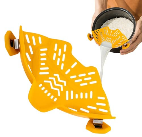 Passoire à pâtes - Passoire alimentaire en silicone,Passoire Gadget de cuisine pour viande, légumes, fruits, passoire de cuisine pour casseroles, poêles, bols