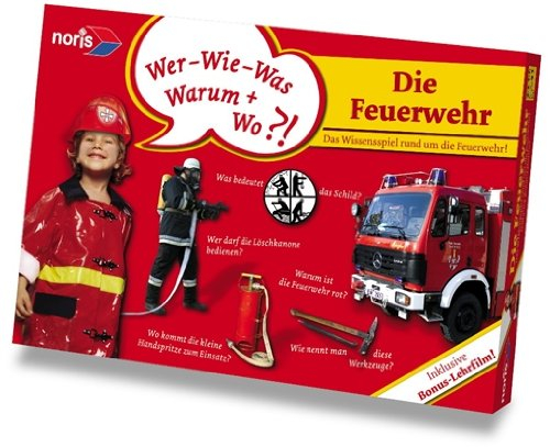 noris 4842 - Feuerwehr-Lernspiel mit DVD-Film 20 Min.