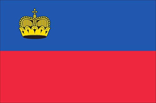 flaggenmeer® Flagge Liechtenstein 110 g/m² ca. 200 x 335 cm