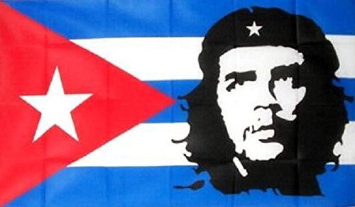 U24 Bandiera Cuba con Che Guevara 90 x 150 cm