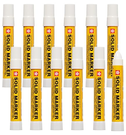 Sakura Solid Marker Extreme XSC-T#50, Verfestigter Farbstift, niedrige Temperatur, weiß