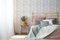 Fresco Plank Wood Effect Love Heart Print Grey/White - Paste the Paper application - Wooden Wallpaper - Plank Wood Wallpaper - Floral Wallpaper - Grey Wallpaper - Suitable for any room - 4 wall design