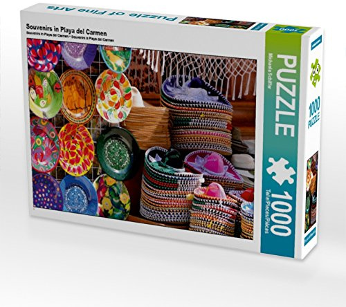 CALVENDO Puzzle Souvenirs in Playa del Carmen | 1000 Teile Lege-Größe 64 x 48 cm Foto-Puzzle für glückliche Stunden