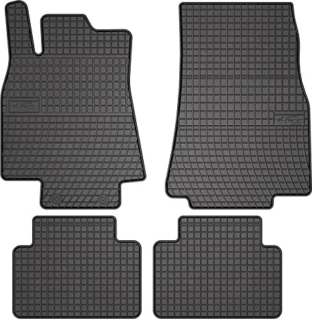 FROGUM EL Toro Gummimatten Ganzjähriges-Set von Autofussmatte Auto Fußmatten für Mercedes-Benz A-Klasse W169 2004-2012 | Beständiges Gummi Material | 1,5cm Schutzkante