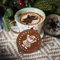 TRIXES 3er Set klassische weihnachtliche Kaffee Schablonen NEUHEIT mit Nikolaus und Weihnachtsmann Motiven Santa Claus Design Schneeflocke und Lebkuchen