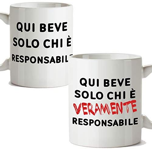 MUGFFINS Aquí bebe quien manda (IT) (Pack 2 Tazas)