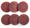 LotFancy 60 Pièces Disque de Ponçage 125mm tour Disques Abrasifs Ponceuse 1000 1200 1500 2000 2500 3000 Grain, 8 Trous, Idéal pour Poncer Polir Dérouiller (Marron)