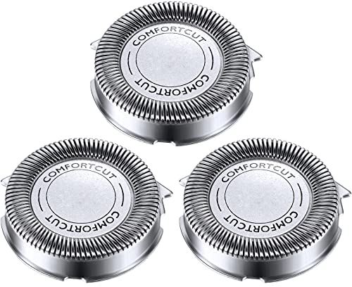 Mudder SH30/ 50/ 52 Rasierapparat Ersatzkopf Kompatibel mit Philips Elektrisch Rasierer Serien 1000, 2000, 3000, 5000 und Modell AT8xx/ AT7xx mit Spitze Klinge, Nicht Original (3 Stücke)