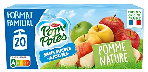 POM'POTES - Sans Sucres Ajoutés Pomme Nature 1800G - ( Lot De 3 )