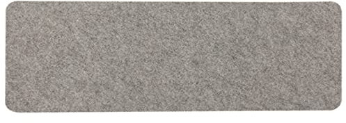 JYMYGS 20 x 55CM Stufenmatten innen 15 stück Antirutschstreifen Treppe Set, treppenstufen matten rechteckig selbstklebend zuschneidbar, Treppenteppich für Kinder, Älteste und Haustiere, Grau