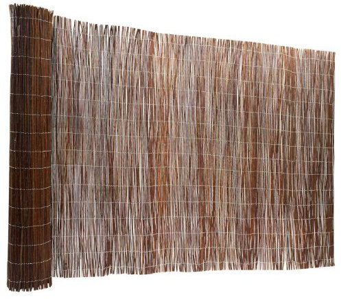 KARAT Clôture d'intimité en saule - Canisse en saule 100% naturel - Brise-vue, Écrin naturel pour jardin, balcon et terrasse, robuste et résistant aux intempéries (200 x 300 cm)