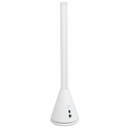 FARELEK Silent-Air Tube Ventilateur Sur Pied Sans Pale Puissance 26 W, Type de Construction Sans Pale, Télecommande, Nombre de Vitesses 9, Oscillant,