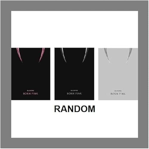 DREAMUS Blackpink Born Pink 2nd Album Box Set Version CD + Poster + Fotobuch + Akkordeon-Liedtext Papier + große Fotokarte + Postkarte + Sofortfilm + Selfie-Fotokarte + Tracking (zufällig)