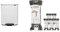 Brabantia Bo Pedal Bin - 1 x 60L Inner Bucket (White) Waste/Recycling Kitchen Bin + M Liners Multipack Box (120 rolls)