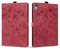 Rosbtib Custodia per ipad 10. Generation 2022 ipad 10,9 Case, PU Pelle Flip Cover con Magnetica Slot per schede Cover iPad 10 Generation 10,9 2022, Rosso