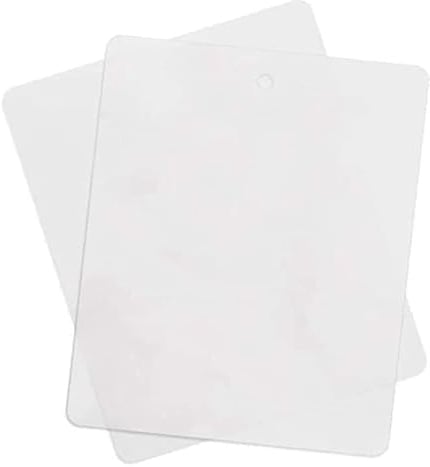 TIJAR® Chopping Board Mats, Set of 2 Transparent Flexible Strong Plastic Chopping Boards, BPA-Free Cutting Mats, Non-Porous, Dishwasher Safe (2)