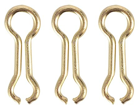 300 Stück Angeln Sinker Eyes Ösen, Stahllegierung Karpfenangeln Wire Eyes Sinker Screw Leads Mold Loops Tackle Zubehör(M)