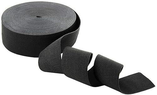 Stanley Crafts White Or Black Elastic Bands 25mm 1 Inch Width Stretch Tape for Sewing Waistbands Dressmaking Wig Bands Altering DIY & Crafts 5 & 10 Meter Lengths
