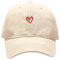 Quanhaigou Baseballkappe, verstellbar, modische Hüte für Männer und Frauen, Polo, Trucker, Unisex-Stil, Kopfbedeckung, Beige (Beige Love), Einheitsgröße