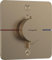 hansgrohe ShowerSelect Comfort Q - Thermostat Unterputz, Armatur mit Sicherheitssperre (SafetyStop) bei 40° C, Thermostat, Mischbatterie für 2 Verbraucher, Brushed Bronze