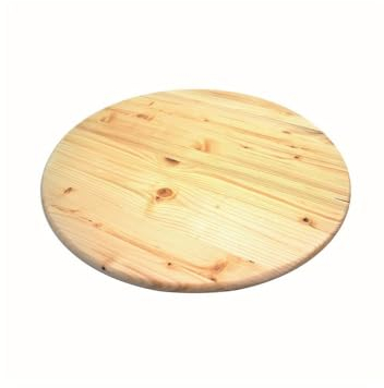Besidiae Manici Tagliere in Legno di Pino da Portata per Pizza Ristorante Aperitivo Bar Cucina Casa | artigianale fatto a mano | made in italy (40 Ø)
