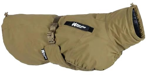 Glacier Dog Jacket Wording Dog Olive (65)