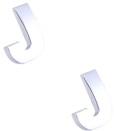 JECOMPRIS 2stücke Auto Buchstaben Aufkleber Silber Fahrzeug-beschriftung Für Gestaltung Wetterfest Und Passend Für Und