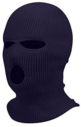 Sturmhaube Motorrad Halloween 3 Löchern Gestrickte Balaclava Herren Sturmmaske Winter Warm Strickmaske Basic Damen Maskenhut Sport Skimaske Outdoor Multifunktions Maske Neon Vollgesichtsabdeckung