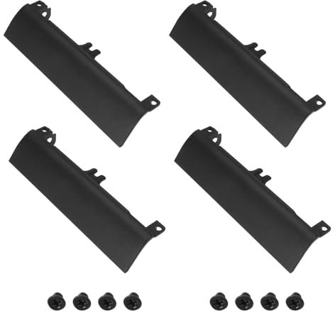 Create idea 4 Stück Festplattenabdeckung mit Schrauben HDD-Caddy-Türabdeckung Kompatibel mit Dell Latitude E6430 E6530 E6330-Serie Laptops Schwarz
