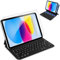 Étui Clavier pour iPad 10 ème Génération 2022 10.9 Pouces & 11 ème Génération A16 2025, Magic Keyboard Bluetooth, Réveil/Veille Automatique, AZERTY Français Clavier pour iPad 10eme/11eme, Noir