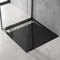doporro Piatto Doccia 90x90x5cm Xetro04 in Acrilico, Forma: Quadrato, Nero