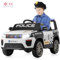 DREAMADE Polizei Elektroauto für Kinder, 12V Kinder Elektroauto mit Fernsteuerung & Musik & LED-Licht & Sirene & Hupe & USB, Elektrofahrzeug Elektrisches Auto für Kinder ab 3 Jahren, Weiß