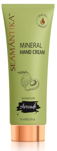 SEAMANTIKA - Handcreme mit Avocadoöl - 75 ml | Die Handcreme mit Avocadoöl und Totes-Meer-Mineralien spendet trockenen Händen Feuchtigkeit ohne schweren Fettfilm.