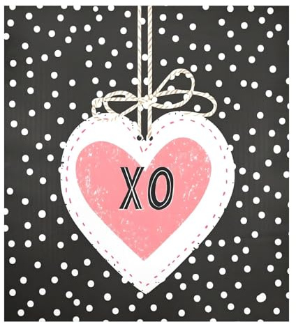 BOESI Doodle Love Hanging Sign Pattern Refrigerator Magnet, Dishwasher Magnet, Refrigerator Lid Magnetic Stickers, Washing Machine Refrigerator Panel Stickers, Home Kitchen Decoration