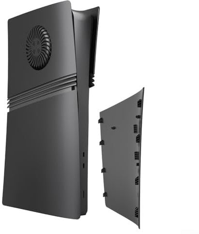 Faceplate mit Lüftungsschlitzen und Staubfilter, Frontplatte für PS5 Pro Konsole, Front- und Rückabdeckung Frontplatte mit Kühlung, staubdichte Hülle Ersatzplatte für PlayStation 5 Pro