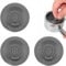 3PCS Sage Cleaning Disc, 54mm Universal Silicone Sage Cleaning Kit, Coffee Machine Accessories with Most for Espresso Machines(Gray)