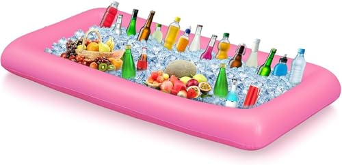 Porte-gobelet Gonflable 2 en 1 - Plateau Flottant - 8 Trous - Grande capacité - Porte-gobelet de Piscine Gonflable - Porte-gobelet Flottant