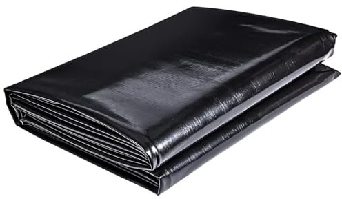 Teichfolie, strapazierfähige, feuchtigkeitsbeständige Membran, schwarze Polyethylen-Platte, wasserdicht, flexible Teichauskleidung, Fischpool-Membran